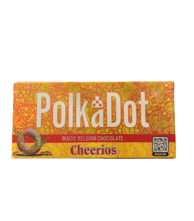 Polkadot Cheerios Magic Belgian Chocolate Bar