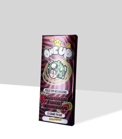 One Up Raspberry Dark Shroom Chocolate Bars