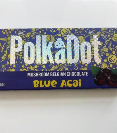 PolkaDot Blue Acai Chocolate Bar