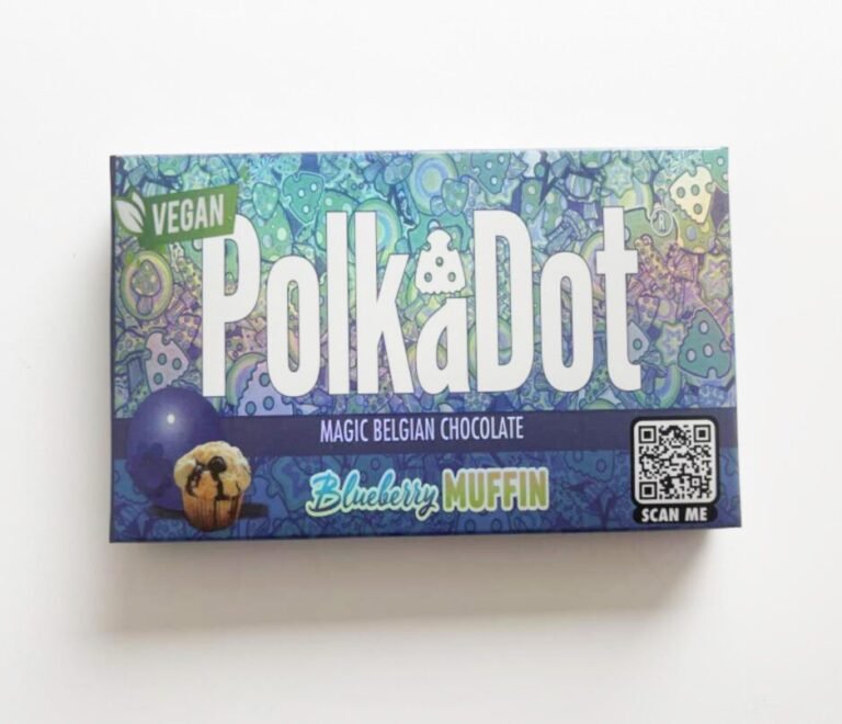 Polkadot Blueberry Muffin Magic Belgian Chocolate